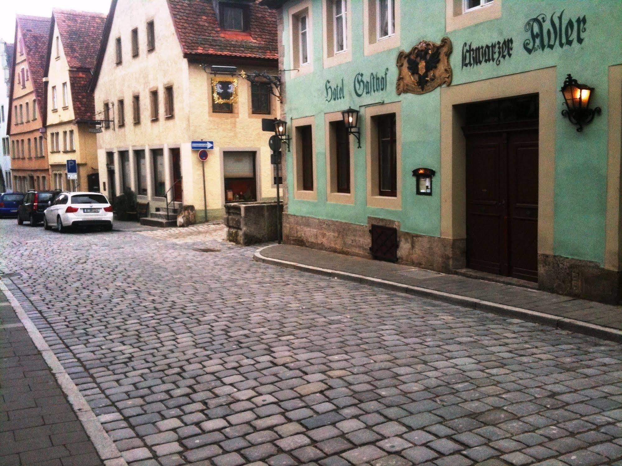 Hotel Schwarzer Adler Rothenburg ob der Tauber Exterior foto